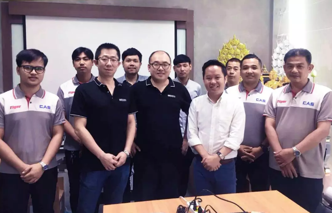 杰曼泰國合作伙伴合影