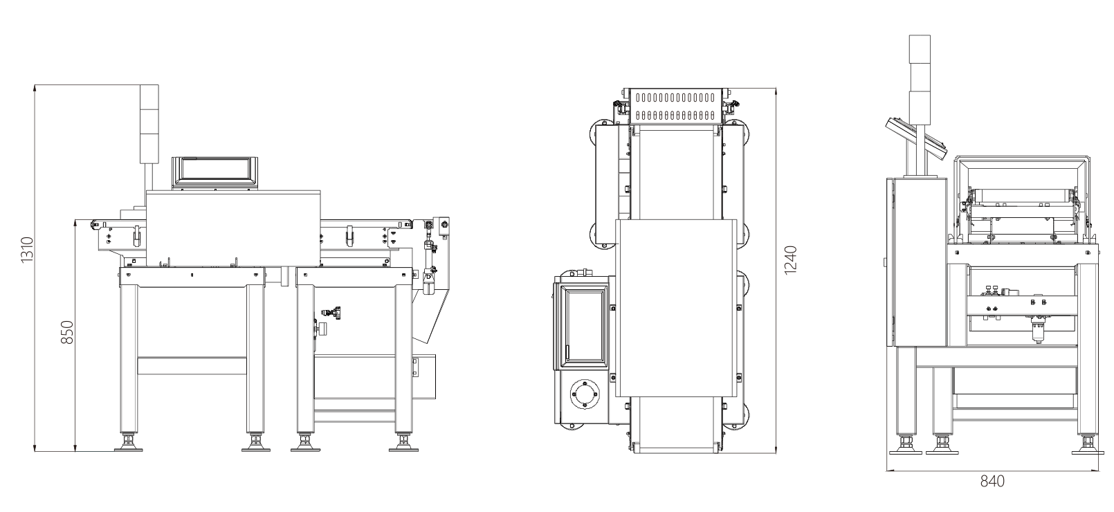 杰曼自動稱重機，在線重量檢測機/剔除分選 C101A-600G 稱重精度高達±0.5g，高精度高速度動態檢重秤廠家直銷